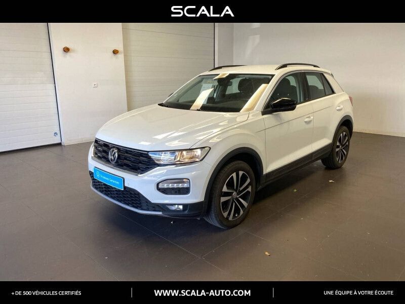 Blanc pur Utilisé 2019 VW T-Roc IQ Drive SUV | 20 490 € (Prix juste) - Image 1/4