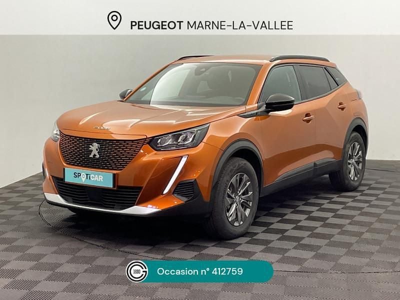 Occasion Peugeot e-2008 Style 100 kW (136 ch) 2023 Orange SUV