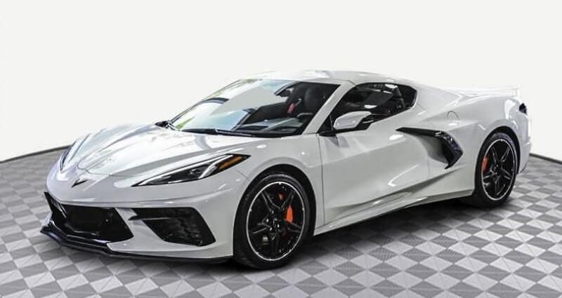 Blanc Utilisé 2020 Chevrolet Corvette Stingray Coupé | 116 513 € - Image 1/4