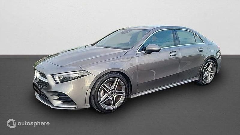 Gris Occasion 2019 Mercedes A180 AMG line Berline | 25 390 € - Image 1/4