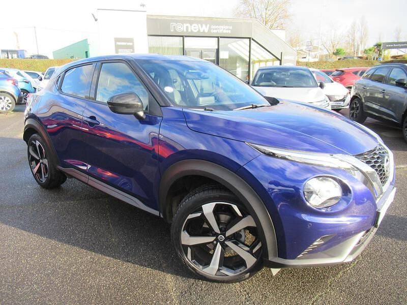 Bleu Utilisé 2021 Nissan Juke Tekna SUV | 16 990 € - Image 1/4