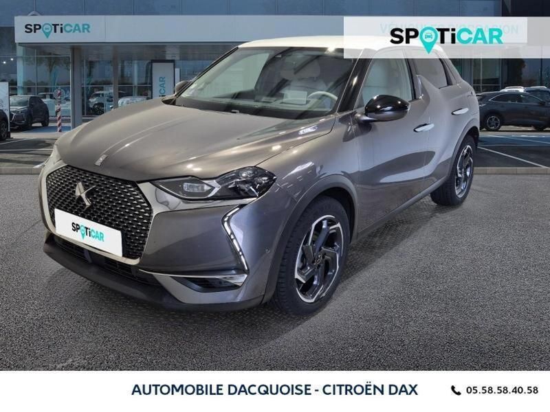 Gris Utilisé 2021 DS Automobiles DS3 Crossback Grand Chic SUV | 18 990 € (Prix juste) - Image 1/4