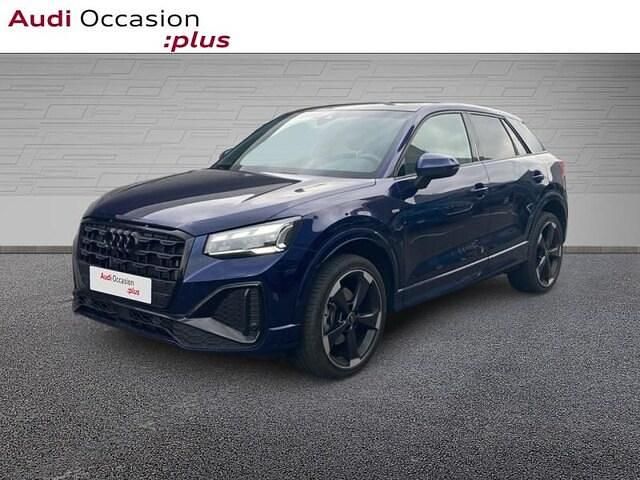Bleu navarre métallisé Occasion 2024 Audi Q2 S-Line SUV | 36 390 € (Prix cher) - Image 1/4