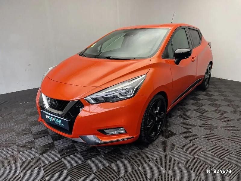 Occasion Nissan Micra Tekna 90 ch (66 kW) 2017 Orange Citadine