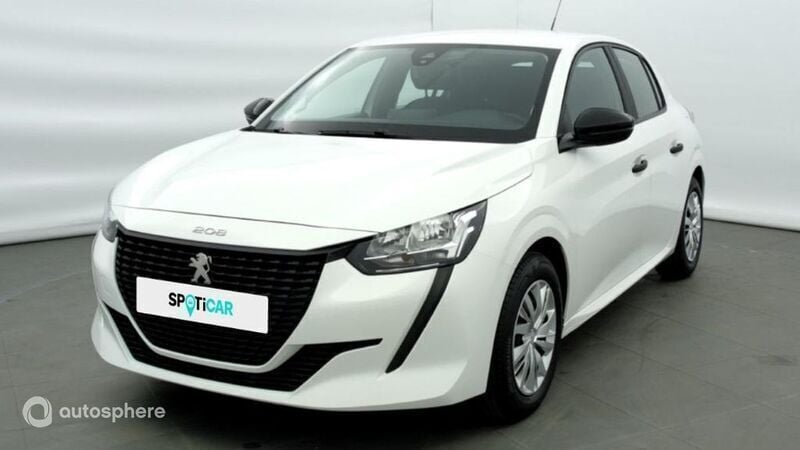 Blanc Utilisé 2022 Peugeot 208 Premium Citadine | 11 280 € (Prix juste) - Image 1/4