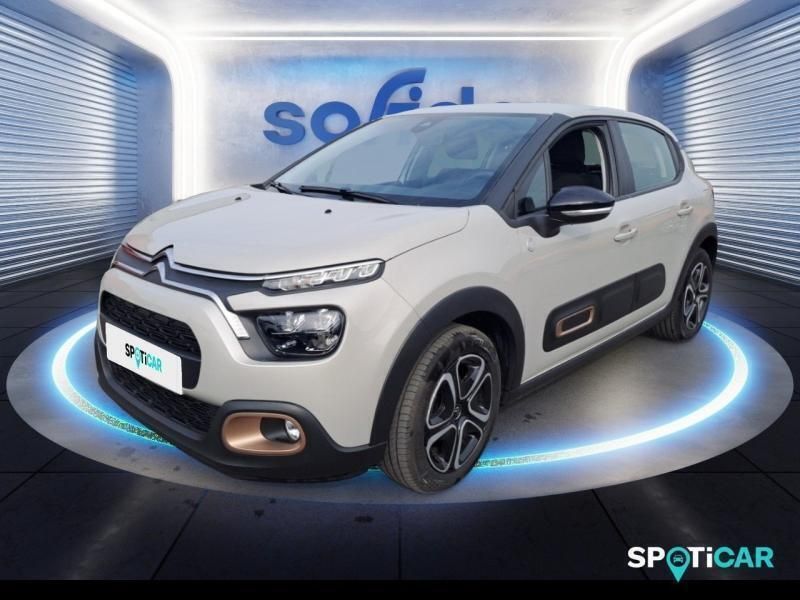 Noir Utilisé 2023 Citroën C3 PureTech Citadine | 13 890 € (Prix juste) - Image 1/3