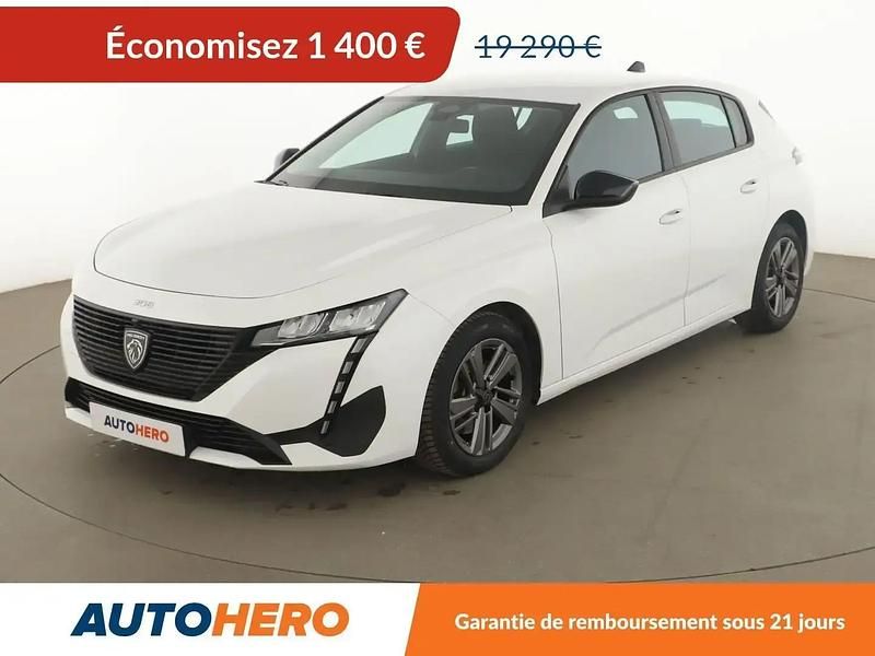 Blanc Utilisé 2022 Peugeot 308 Active Berline | 17 890 € (Prix juste) - Image 1/2