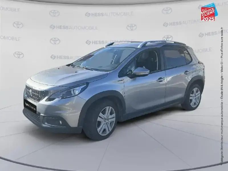 Gris Utilisé 2019 Peugeot 2008 Signature Sky SUV | 10 499 € (Prix juste) - Image 1/4