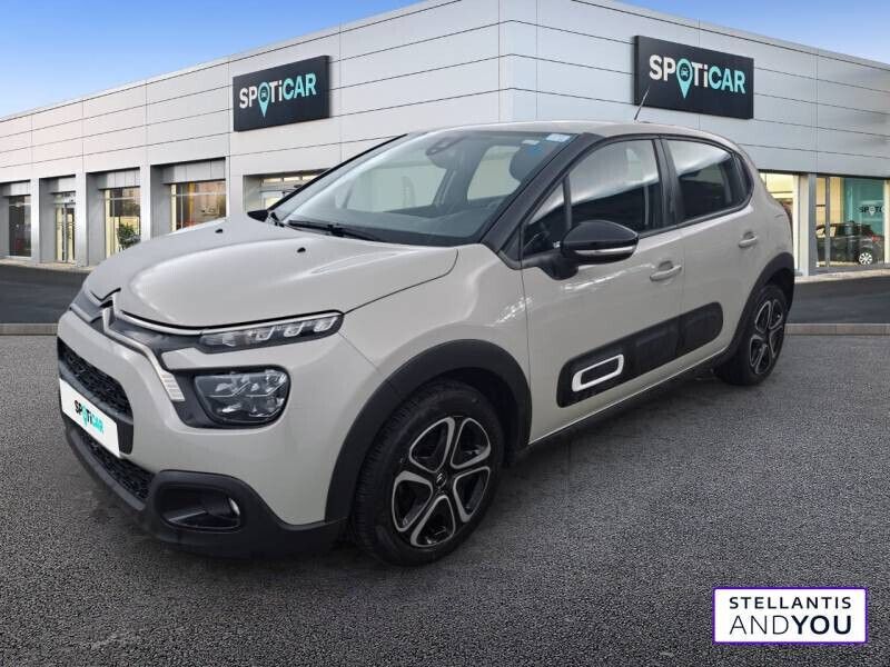 Blanc Utilisé 2022 Citroën C3 Feel Citadine | 11 290 € (Prix juste) - Image 1/4