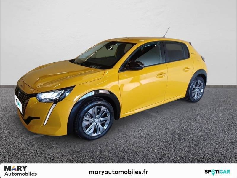 Jaune Utilisé 2022 Peugeot e-208 Style Citadine | 16 990 € (Prix juste) - Image 1/3