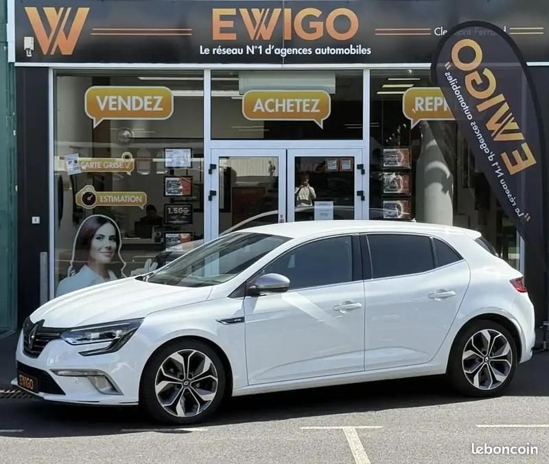 Blanc Utilisé 2016 Renault Mégane GT Line GT-Line Berline | 15 490 € (Prix juste) - Image 1/4