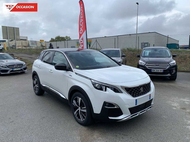 Blanc Utilisé 2018 Peugeot 3008 GT-line SUV | 27 290 € - Image 1/4