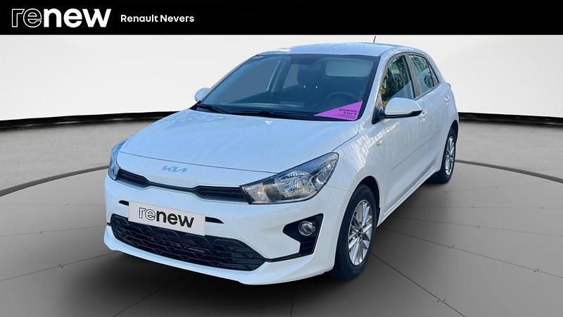 Blanc Occasion 2022 Kia Rio Active Berline | 16 490 € (Prix assez cher) - Image 1/4