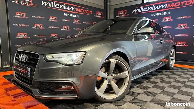 Gris Utilisé 2014 Audi A5 S-Line Coupé | 16 990 € (Bon prix) - Image 1/4