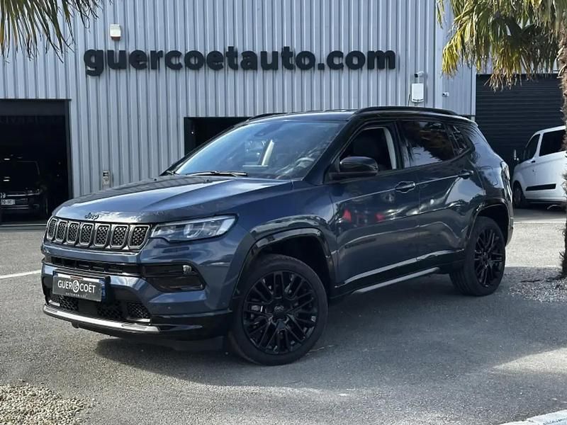 Bleu Utilisé 2023 Jeep Compass Limited SUV | 26 990 € (Prix juste) - Image 1/4