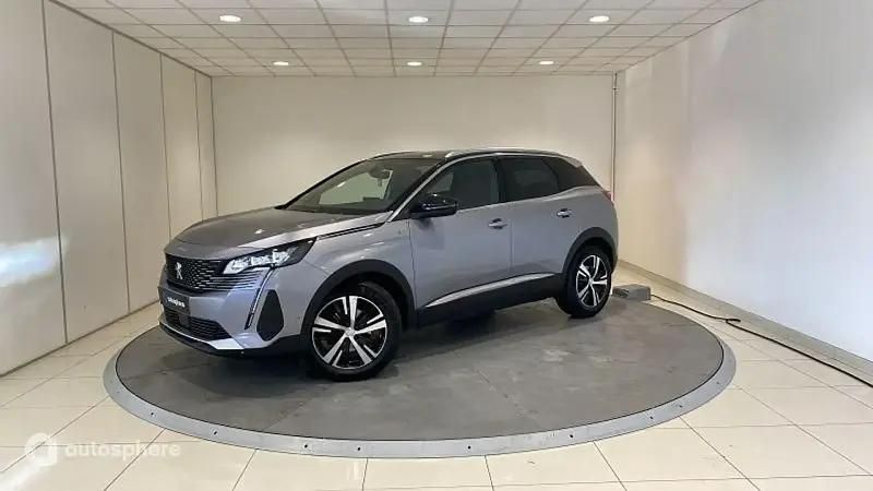 Gris Utilisé 2022 Peugeot 3008 GT SUV | 21 999 € (Prix juste) - Image 1/4