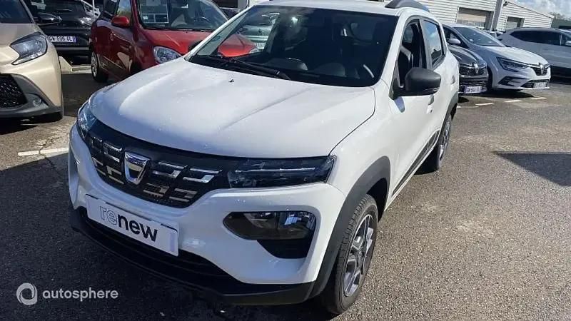Blanc Utilisé 2021 Dacia Spring Business Citadine | 7 999 € (Bon prix) - Image 1/4
