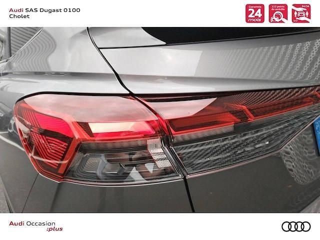 Occasion Audi Q4 Sportback e-tron Design 210 kW (286 ch) 2024 Gris typhon métallisé SUV