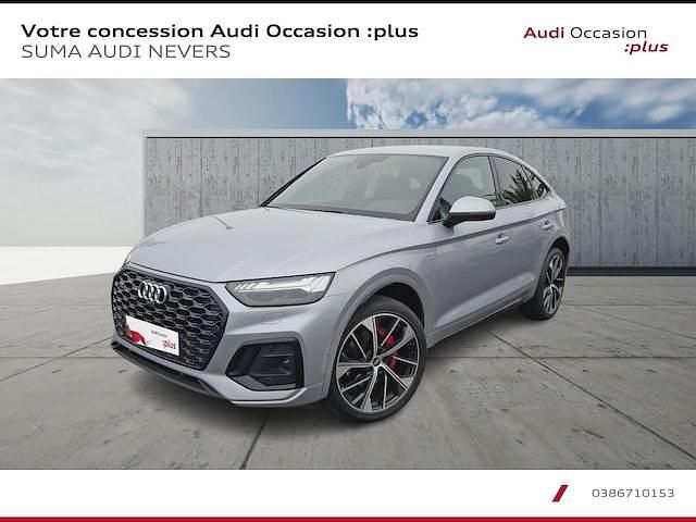 Argent fleuret métallisé Occasion 2022 Audi Q5 Sportback S-Line SUV | 49 990 € (Prix assez cher) - Image 1/4