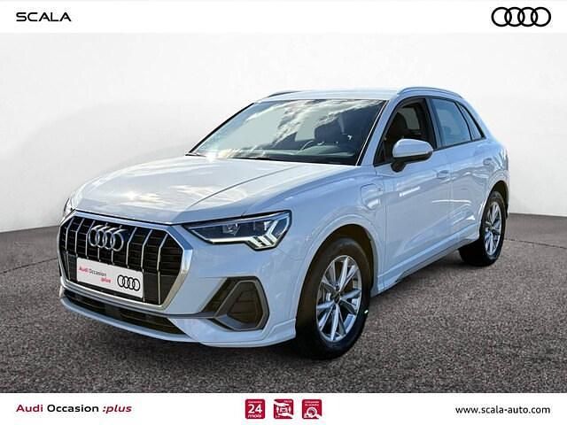 Blanc glacier métallisé Occasion 2022 Audi Q3 S-Line SUV | 38 990 € (Prix juste) - Image 1/4