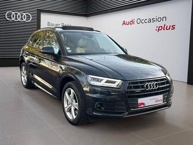 Bleu lunaire métallisé Utilisé 2020 Audi Q5 Exclusive SUV | 38 480 € (Bon prix) - Image 1/4