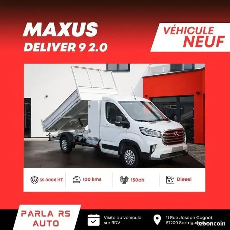 Blanc Nouvelle 2025 Maxus V90 Van | 42 000 € - Image 1/4