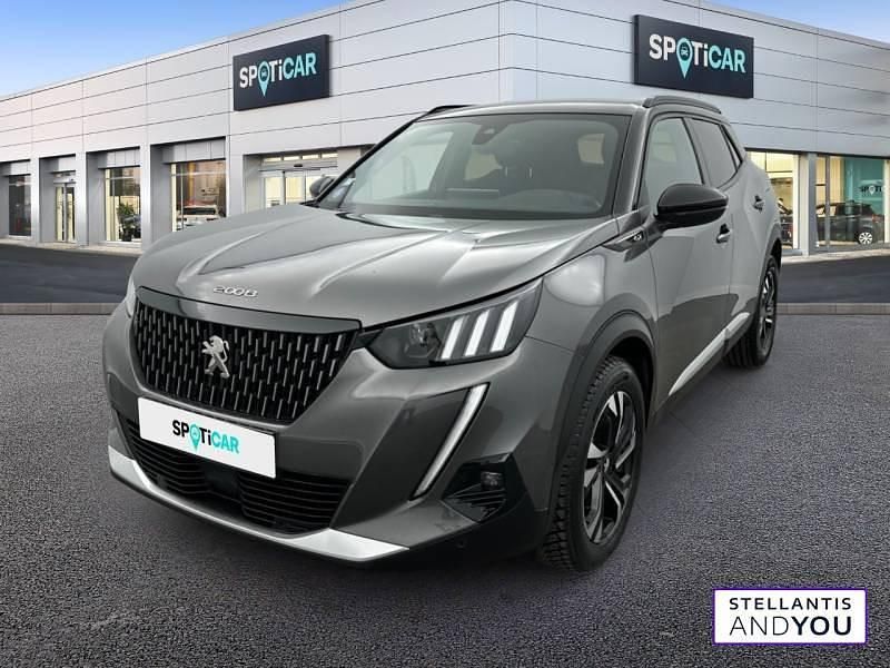 Gris Utilisé 2021 Peugeot 2008 GT SUV | 17 690 € (Prix juste) - Image 1/4