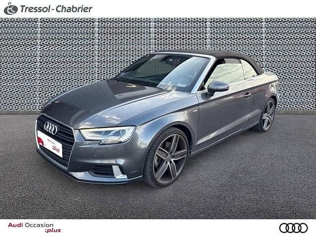 Gris daytona nacré Utilisé 2019 Audi A3 Cabriolet Sport Cabriolet | 31 499 € - Image 1/4