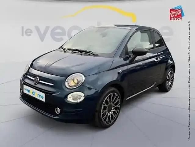 Epic blue métal Occasion 2024 Fiat 500 Club Berline | 14 499 € (Prix juste) - Image 1/4