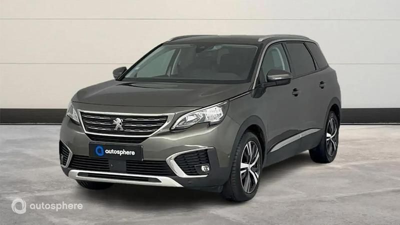 Gris Utilisé 2020 Peugeot 5008 Allure Monospace | 16 499 € (Prix juste) - Image 1/4