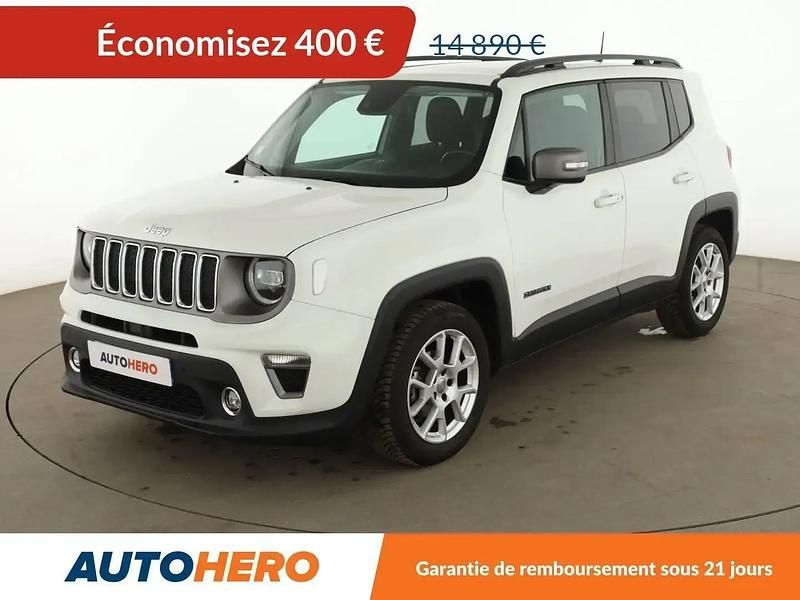 Blanc Occasion 2019 Jeep Renegade Limited SUV | 14 490 € (Prix juste) - Image 1/2