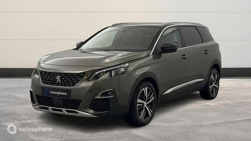 Gris Utilisé 2018 Peugeot 5008 GT-line Monospace | 20 999 € (Prix juste) - Image 1/4
