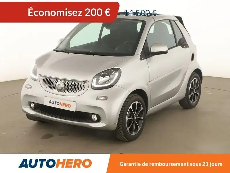 Gris Utilisé 2017 Smart ForTwo Cabrio Passion Cabriolet | 13 590 € - Image 1/2