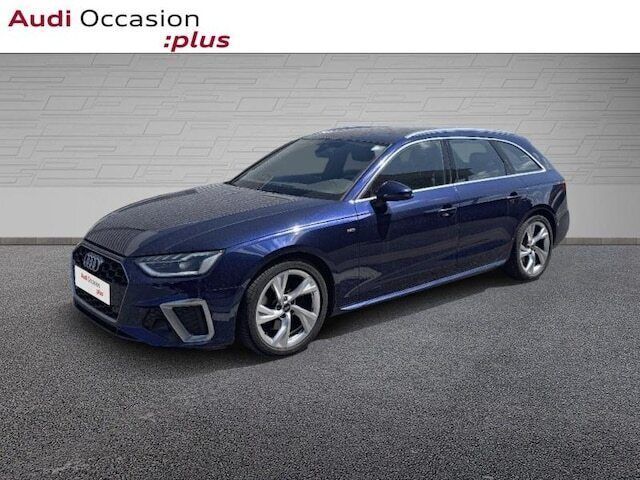 Bleu navarre métallisé Utilisé 2022 Audi A4 S-Line Break | 29 690 € (Prix juste) - Image 1/4