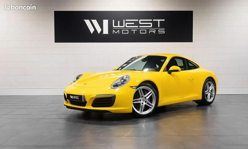 Jaune Utilisé 2016 Porsche 911 Carrera Sport Coupé | 97 900 € (Prix juste) - Image 1/4