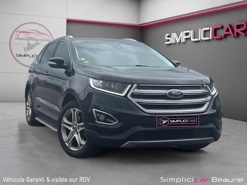 Noir Utilisé 2017 Ford Edge Titanium SUV | 19 990 € (Prix assez cher) - Image 1/4