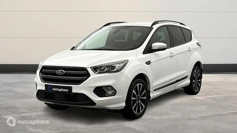 Blanc Utilisé 2019 Ford Kuga ST-Line SUV | 19 499 € (Bon prix) - Image 1/4