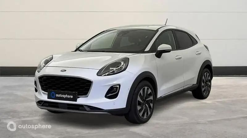 Blanc Utilisé 2023 Ford Puma Titanium SUV | 20 299 € (Prix juste) - Image 1/4