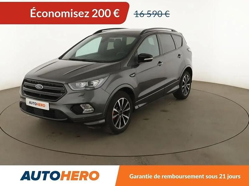 Gris Utilisé 2019 Ford Kuga ST-Line SUV | 16 390 € (Prix juste) - Image 1/2