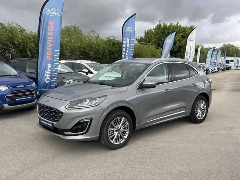 Gris Utilisé 2021 Ford Kuga Vignale SUV | 26 499 € (Prix juste) - Image 1/4