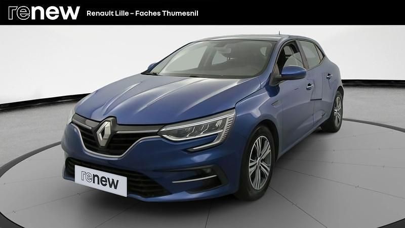 Bleu Occasion 2022 Renault Mégane IV Evolution Berline | 17 749 € (Prix juste) - Image 1/4
