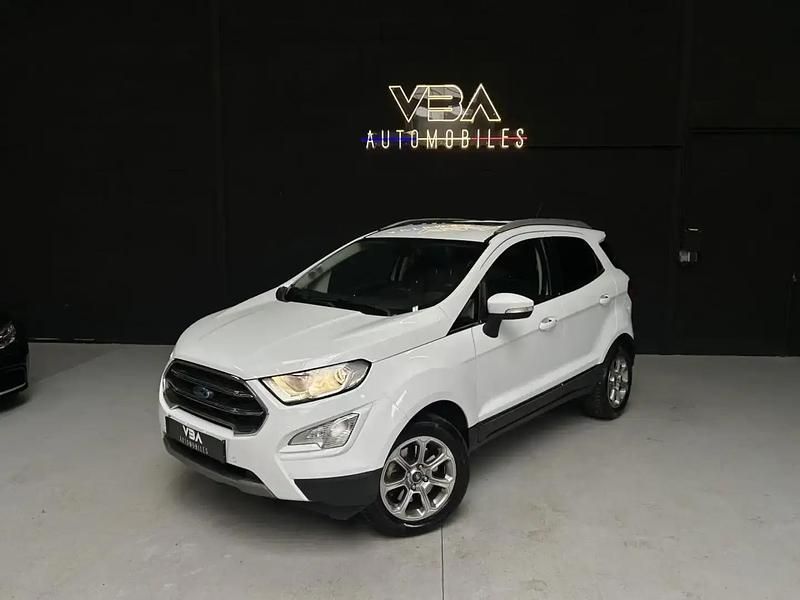 Blanc Utilisé 2018 Ford Ecosport Titanium SUV | 9 990 € (Prix juste) - Image 1/4