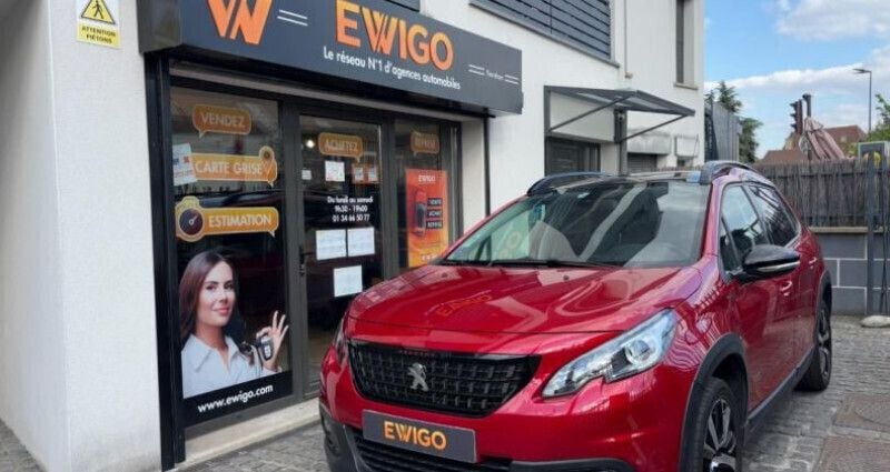 Rouge Utilisé 2018 Peugeot 2008 GT-line SUV | 6 990 € (Super prix) - Image 1/4