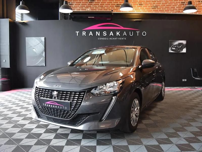 Gris Utilisé 2021 Peugeot 208 Active Citadine | 8 990 € (Bon prix) - Image 1/4