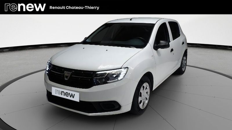 Blanc Utilisé 2020 Dacia Sandero Acces Citadine | 8 900 € (Bon prix) - Image 1/3