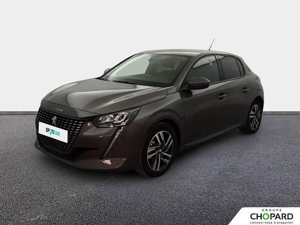 Gris Utilisé 2021 Peugeot 208 Allure Citadine | 13 790 € (Prix juste) - Image 1/4