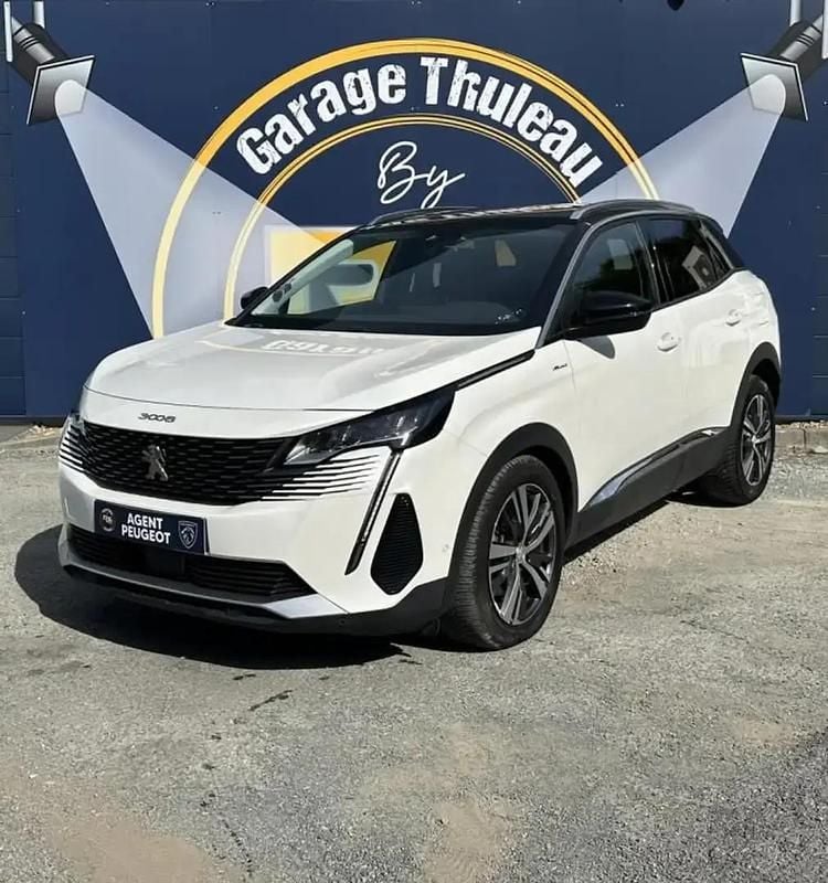 Blanc Utilisé 2021 Peugeot 3008 Allure SUV | 16 990 € (Bon prix) - Image 1/4