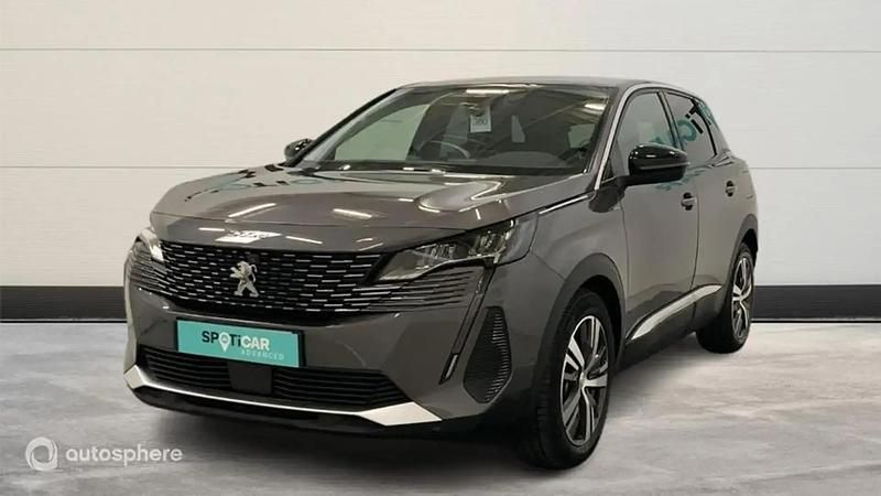 Gris Utilisé 2022 Peugeot 3008 Allure SUV | 22 999 € (Bon prix) - Image 1/4