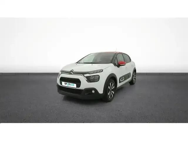 Blanc Occasion 2023 Citroën C3 Shine Citadine | 11 489 € (Prix juste) - Image 1/4