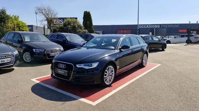 Noir Utilisé 2014 Audi A6 Break | 18 990 € (Bon prix) - Image 1/4